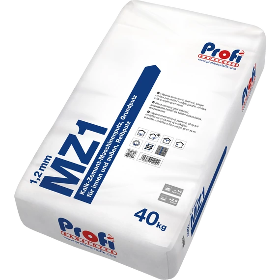 PROFI MZ1 1,2mm - gépi vakolat